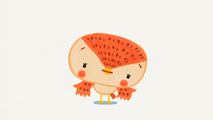 「いないいないばあっ！」（Eテレ）　まど・みちおさんの「うさぎさんがきてね」の歌のアニメーション5