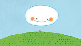 「かんがるー」のアニメーションをつくりました。