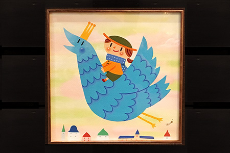 青い鳥にのっておでかけ